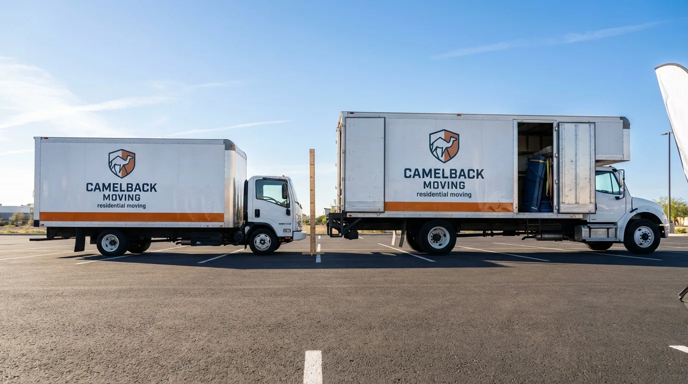 Moving truck size capacity guide in Franksville